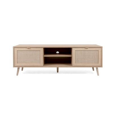 Meuble TV bohème 2 portes 1 niche centrale SONA PIER IMPORT