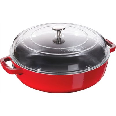 Sauteuse avec couvercle en verre STAUB