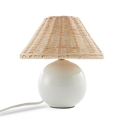 Lampe à poser céramique et rotin, Alios LA REDOUTE INTERIEURS