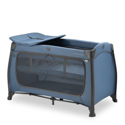 Lit parapluie 3 en 1 Play N Relax center Dark-Blue HAUCK
