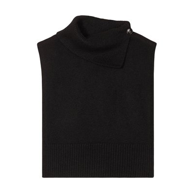Plastron tricoté col boutonné BREAL