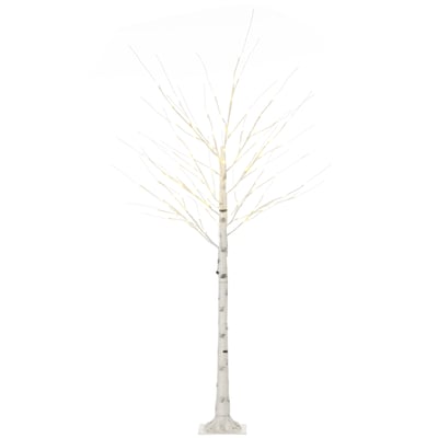 Arbre lumineux PP Blanc HOMCOM