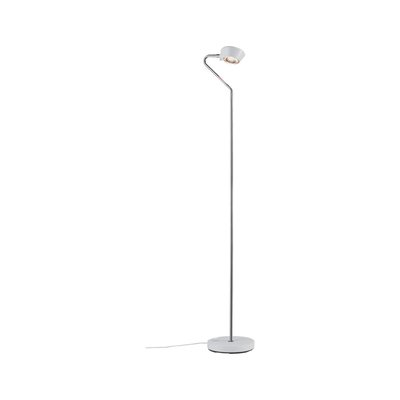 Lampadaire Ramos 7,5 & 3,5W Blanc dépoli, Chrome BOUTICA-DESIGN