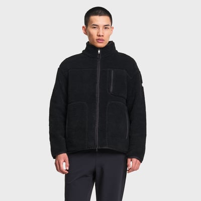 Veste multipoches en sherpa zippée double curseur AIGLE