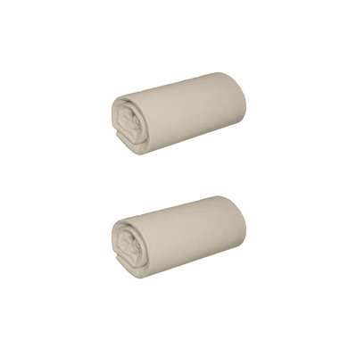 Drap housse coton jersey (lot de 2) TERRE DE NUIT