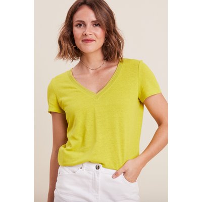 T-shirt manches courtes col en V BREAL