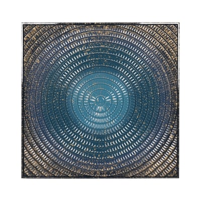 Plaque murale métal 99x4x99cm EMDE