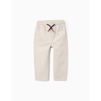 Pantalon en Toile avec Taille Élastique et Cordon ZIPPY