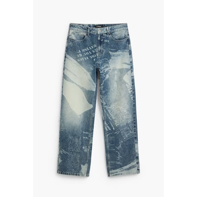 pantalon jean long uni DESIGUAL