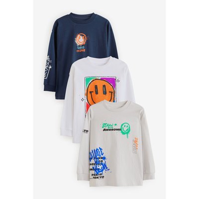 T-Shirts à manches longues, lot de 3 NEXT
