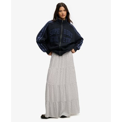 Jupe Longue à Volants Tissée SUPERDRY
