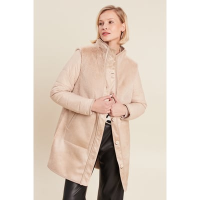 Manteau long suédine BREAL