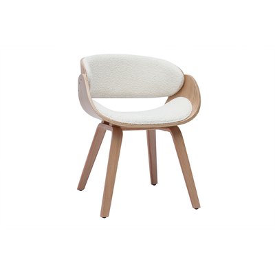 Chaise design pieds bois BENT MILIBOO