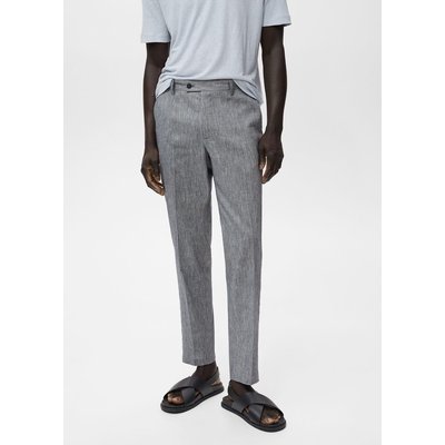 Pantalon lin slim fit MANGO MAN