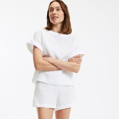 Pyjashort en gaze de coton LA REDOUTE COLLECTIONS