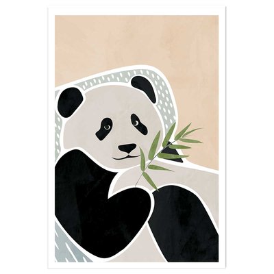 Affiche enfant panda HEXOA