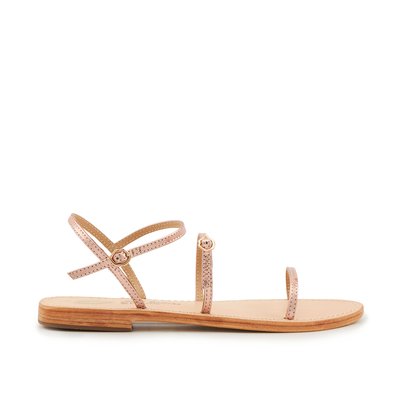 Sandales En Cuir Céline BONS BAISERS