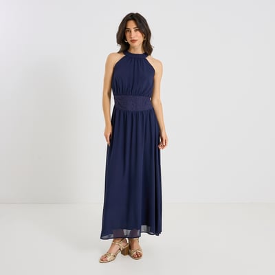 Robe longue habillée sans manches GRAIN DE MALICE
