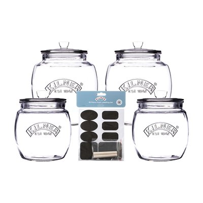 Universal Jar & Chalk Label Pantry Bundle KILNER