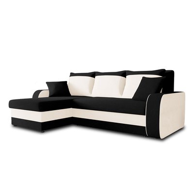 Canapé d'Angle Convertible en Velours 4 places - VALOS LISA DESIGN