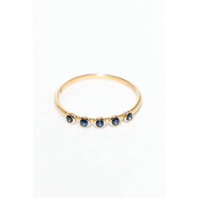 Bague Maria - Or 750‰ - Saphir bleu YAY PARIS