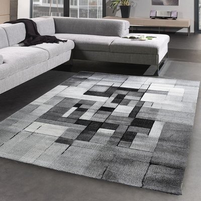 Tapis salon et chambre tissé motif géométrique BELO 13 UN AMOUR DE TAPIS