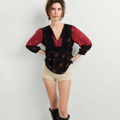 Blouse Fluide Color Block PEPE JEANS