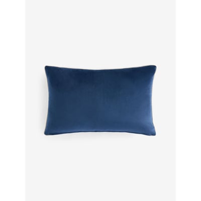 Coussin en velours mat avec liseré contrasté NEXT