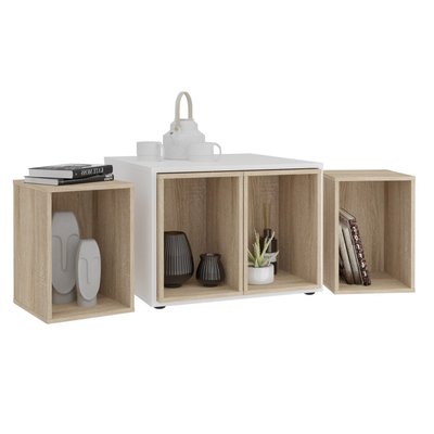 Table basse avec 4 compartiments amovibles Joker 1 - L71,5 x H50 cm CALICOSY