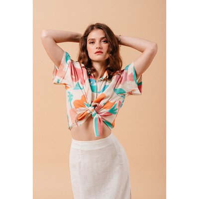 Chemise imprimée à manches courtes Moment GRACE & MILA