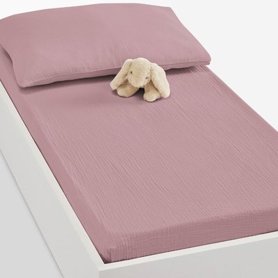 Hoeslaken voor babybed, effen tetra, Kumla LA REDOUTE INTERIEURS