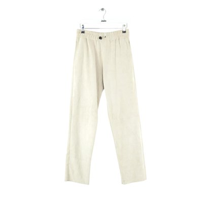Pantalon droit en cuir - Très Bon État LONGCHAMP