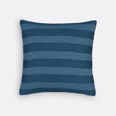 Housse de coussin coton rayures ton sur ton, Aloes LA REDOUTE INTERIEURS