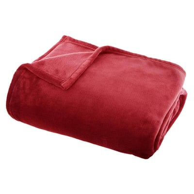 Plaid flanelle uni OLLIS ATMOSPHERA