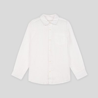 Chemise unie en 100% lin, certifiée European Flax MONOPRIX KIDS