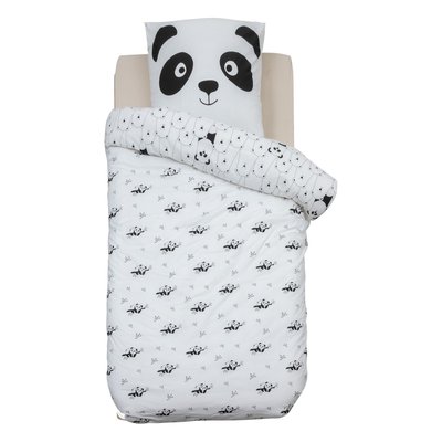 Parure de lit enfant réversible panda - 100% coton 57 fils/cm² ATMOSPHERA