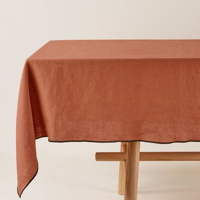 Nappe carrée en 100% lin lavé légèrement froissé  CARLINA MADURA