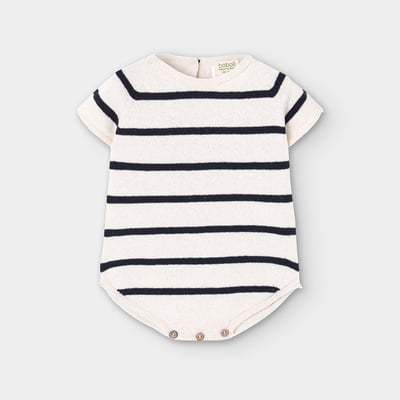 Barboteuse à rayures pour bébé BOBOLI