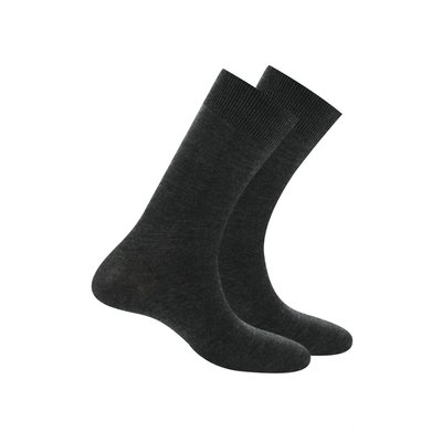 Pack 2 paires chaussettes unies anti-odeur KINDY