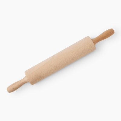 Rouleau à pâtisserie avec poignée, 25cm, bois MONOPRIX MAISON