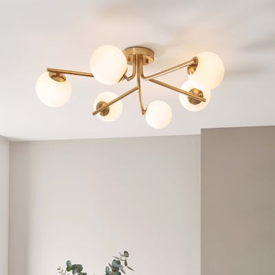 Aaron Ceiling Light Brushed Aged Brass ÉDITÉ