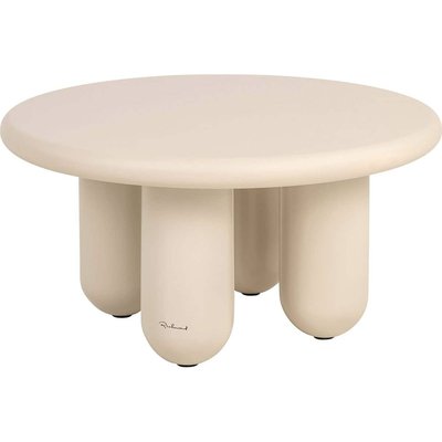 table basse ronde  design contemporain en bois et métal RECOLLECTION