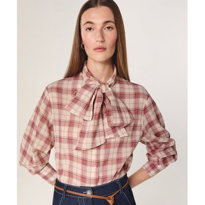 Chemise carreaux col lavallière RODIER