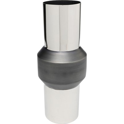 Vase Vesuv 51cm gris et argenté KARE DESIGN
