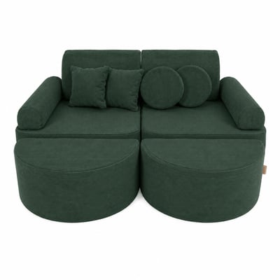 Canapé modulable velours SLIMCORDE MEOW BABY