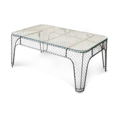 Table basse en acier grillagé ONTARIO PRODUIT INTERIEUR BRUT