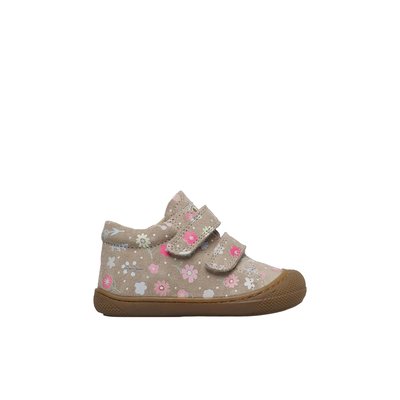 Chaussures premiers pas en suède avec imprimé fleurs COCOON VL NATURINO