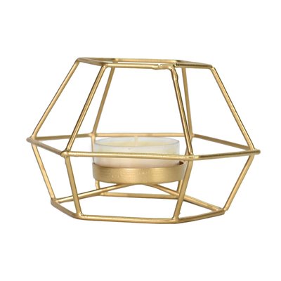 Photophore en métal 10 cm KUNDA GOLD SENSEI MAISON