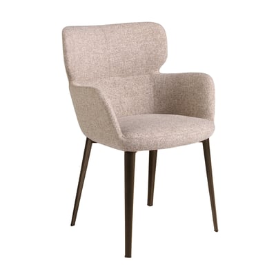 Chaise en tissu marbré ANGEL CERDA
