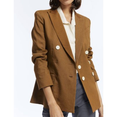 Veste Ezio lin brun INES DE LA FRESSANGE PARIS